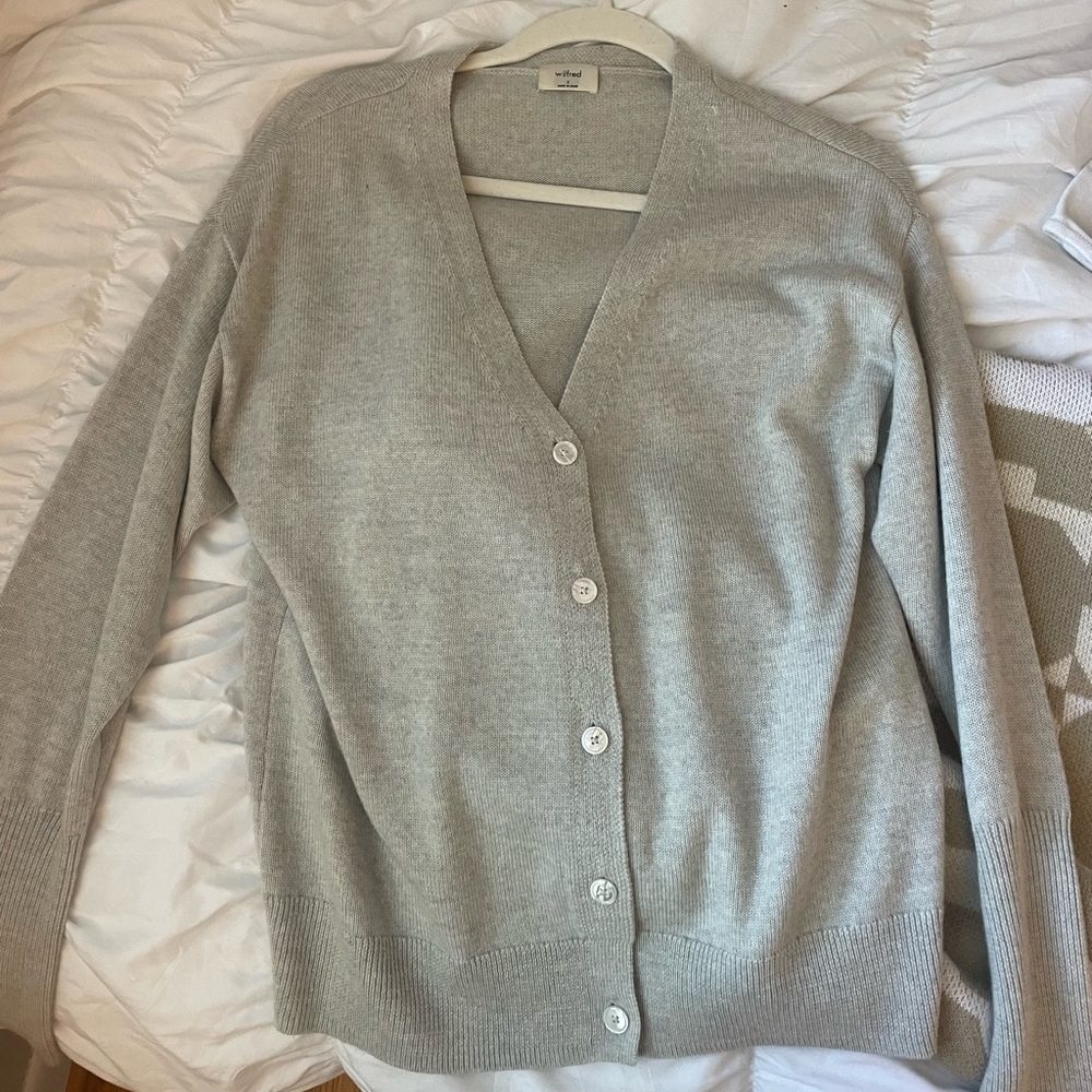 Wilfred Womens Gray Cardigan